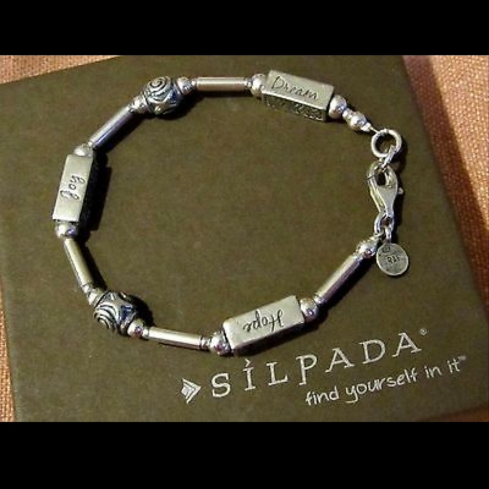 Silpada retired: HOPE JOY DREAM bracelet
